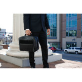 Executive Protection Kit (EPK), in action, businessman walking with kit