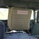 Mass Casualty Response Medical Bag, in vehicle view.