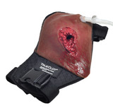 TrueClot Inguinal Trainer, simulated wound that can be worn