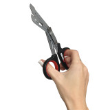 Red Thin Line Shears, In use