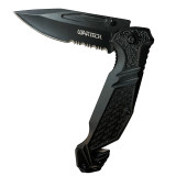 Wartech Spring Assisted Rescue 8.25" Knife, Folded half way