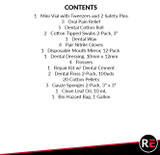 Rescue Essentials Emergency Dental Kit contents list