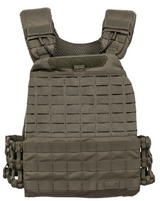Tactical TacTec Plate Carrier -Green, Front view