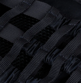 Tactical TacTec Plate Carrier -Black, Close up of MOLLE web