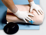 Tension Pneumothorax Simulator in use