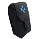 Black Trauma Kit NOW! - Small Pouch, front angled