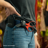 XShear Micro Holster, on women's belt