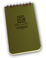 3" x 5" Tactical Weatherproof Pocket Notebook (OD Green)
