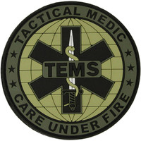 PVC Tactical Medic (TEMS) Patch