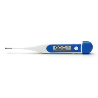 Digital Hypothermia Thermometer on white background