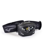 VIZZ Tactical MPLS Headlamp, Black, Front view.