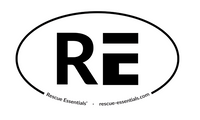 Rescue Essentials brand sticker