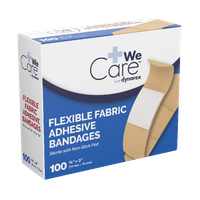 Adhesive Flexible Fabric Bandages - Box of 100