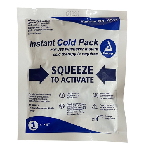Disposable Cold Compress, front of packaging