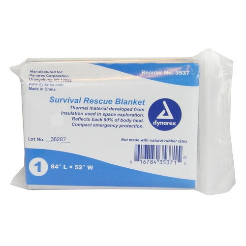 Compact Rescue Blanket, front of package