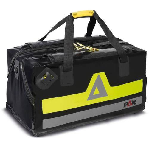 PAX Rescue Bag, horizontal front view, straps extended upwards.