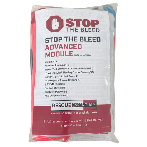 Stop the Bleed Advanced Module in packaging front