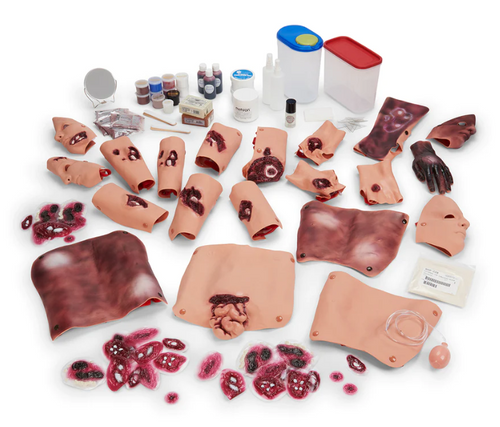 EMT Casualty Simulation Kit components