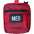 Red Rip-Away Med Pouch, front