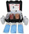 Rescue Essentials Bleeding Control Instructors Kit open, 2 laceration wounds