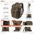 5.11 RUSH 12 Backpack, OD Green, features