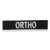 "Ortho" Name Tape