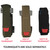 Universal Tourniquet Holder showing all three color options with Tourniquets that are sold separately.
