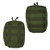 Green First Aid Pouch, front and back