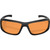 Edge Eyewear Hamel - Black Frame & Tiger Lens, front view of lenses