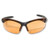 Edge Eyewear Sharp Edge Thin Temple 3 Lens Kit - Black Frame (Clear, Tiger, & G-15 Lens)