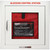 Bleeding Control Station - Recessed Cabinet with IFAKs inside front view, door closed