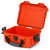 Nanuk 904 Case-Orange, open without foam
