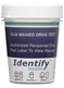 Identify Health Drug Test Cup - Front of cup with peel label