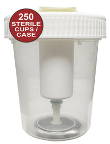 Identify Health Sterile Vacuum Urine Collection Transfer Specimen Cup - Cases of 250