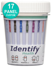 17 Panel Drug Test Cups - Custom Identify Health