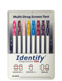 10 Panel Drug Test Dip - CLIA Waived, FDA Approved - One Second Technology - Identify Diagnostics USA 