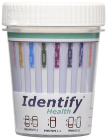 13 Panel Drug Test Cup Identify Health - CLIA Waived, OTC Cleared