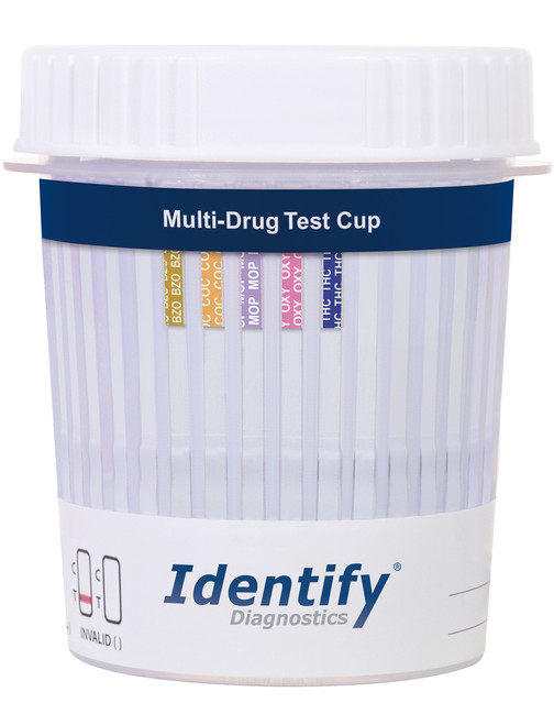 Identify Diagnostics 5 Panel Drug Test Cup - CLIA Waived - OTC Cleared