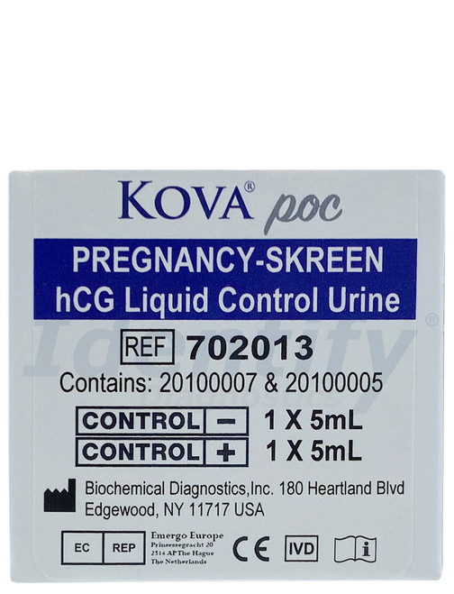 Liquid Control Urine - Negative Positive Set - Kova poc PREGNANCY-SKREEN hCG - 702013