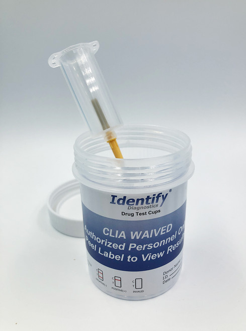 Transfer Straw - With Identify Diagnostics Drug Test Cup