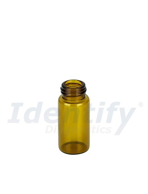 5ML Amber Glass Dram Vials - Liquid Bottles Only - Caps Sold Separately