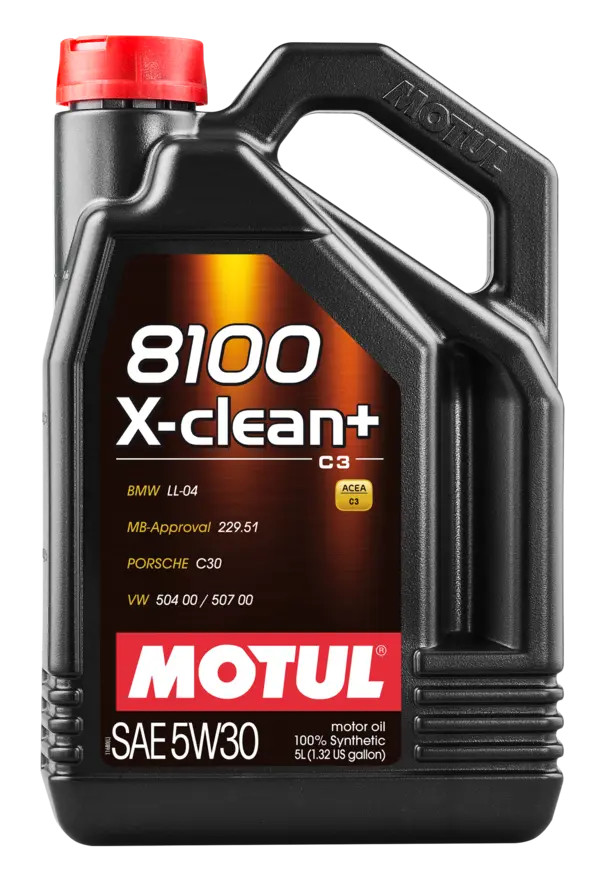 Motul 8100 X-clean+ 5W-30 (5L) - WCT Performance Canada