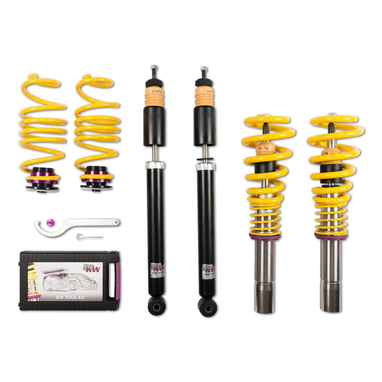 KW Variant 1 coilovers Kit for B8/8.5 A4/A5,S4/S5 & RS5 (Fits