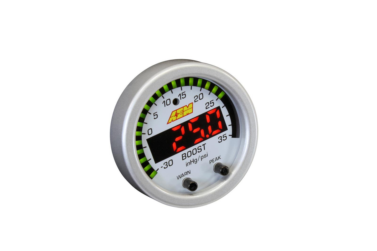 Stack Turbo Boost Pressure Gauge - Mechanical (-1.0+2.0 bar) - black