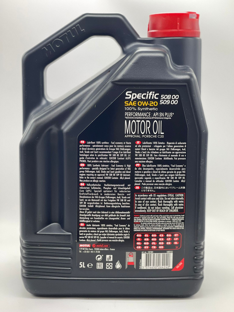 Motul Specific 508 00/509 00 Oil Service Kit (0w-20) (6L) For MK7