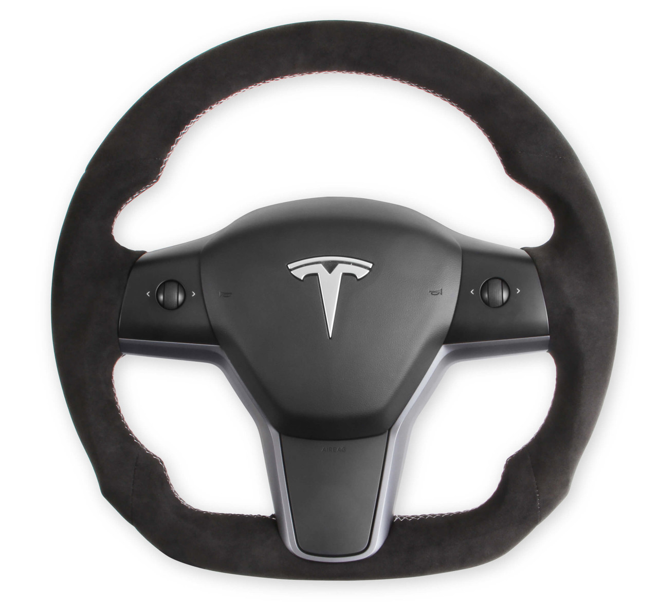 Rekudo Steering Wheel - Alcantara Wrapped for 2017-2021 Tesla