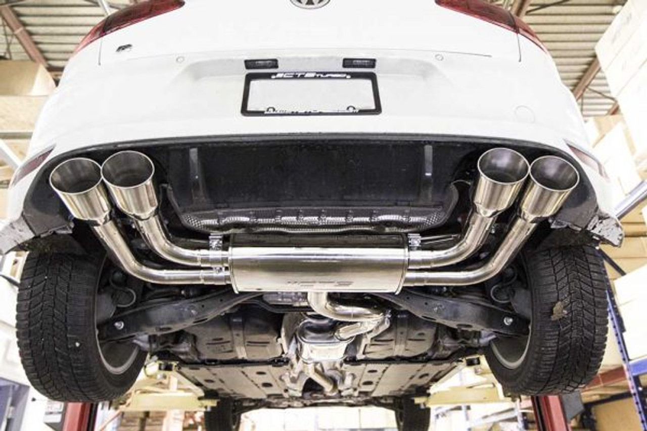 CTS Turboマフラー ゴルフ7 7.5 R S3 8V CTS Turbo VW MK7/7.5 Golf R 3″ Turboback Exhaust System