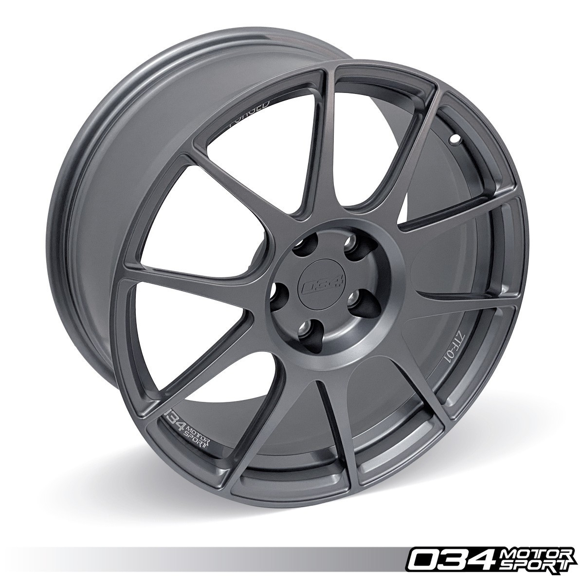 034Motorsport ZTF-01 Forged Wheel, 18x9.3 ET42, 57.1MM Bore, Audi