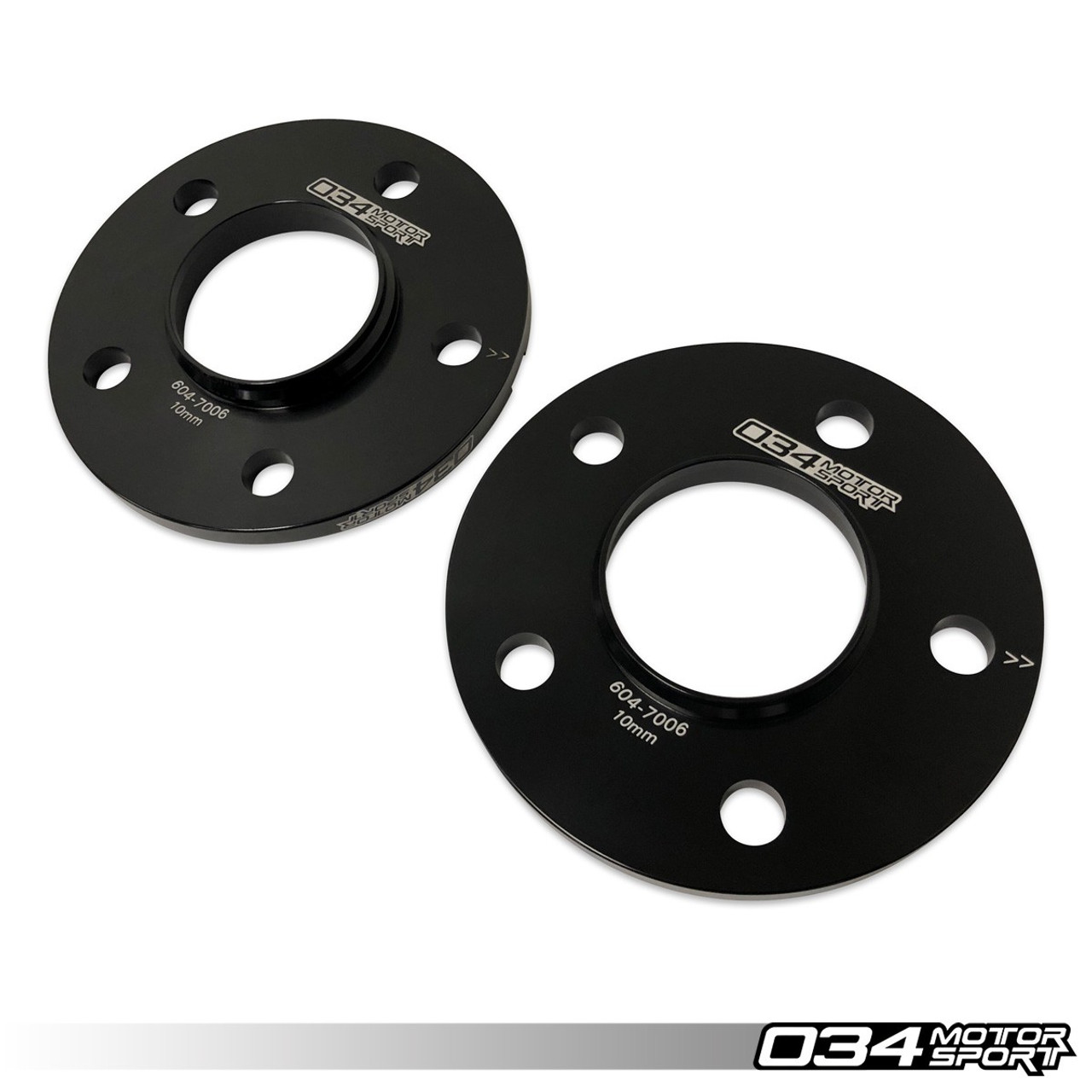 034 Motorsport Wheel Spacer Pair, 10mm, Audi 5x112mm with 66.5mm