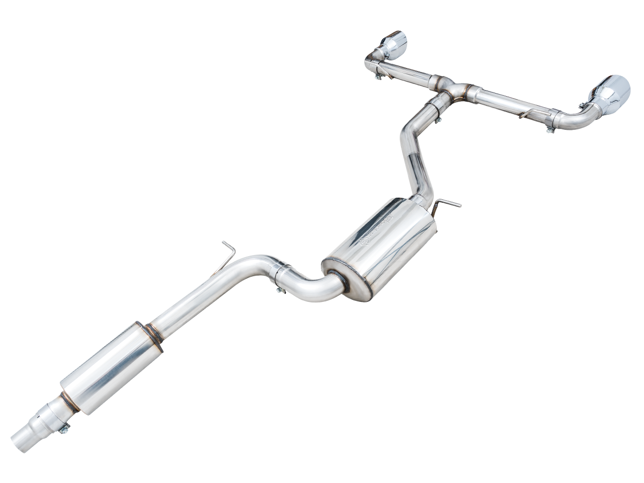 AWE Tuning 2022 VW GTI MK8 Touring Edition Exhaust - Chrome Silver Tips (3015-32658)